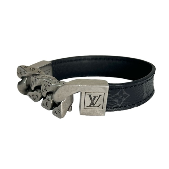 Louis Vuitton Monochain Monogram Eclipse Bracelet - Picture 3 of 8
